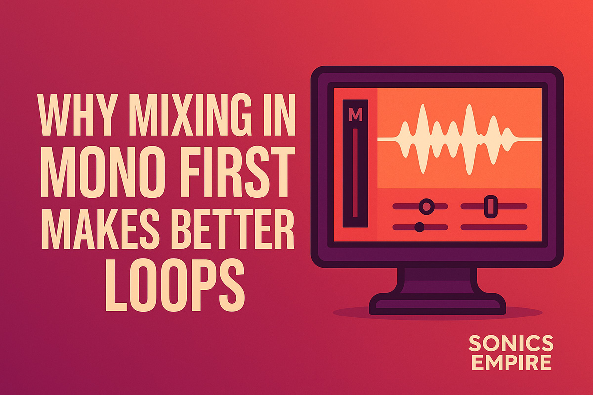 Cover illustration for a tutorial about checking a stereo loop in mono.